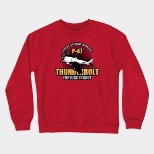 P-47 Thunderbolt Patch Crewneck Sweatshirt